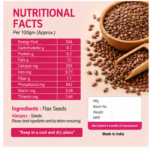 Hormone Vitalify Flax Seeds